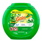 Gain 994 Laundry Detergent Pod, 42, Liquid, Original